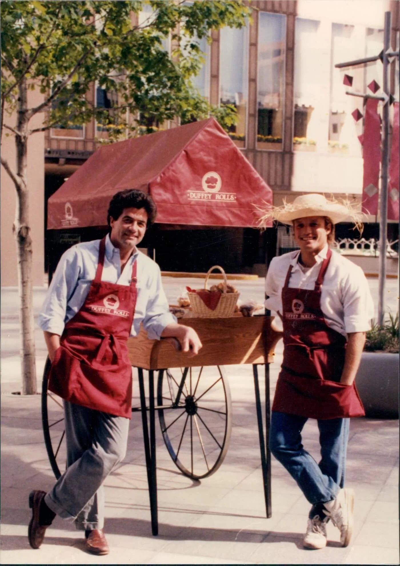 The original Duffeyrolls pushcart on the 16th Street Mall